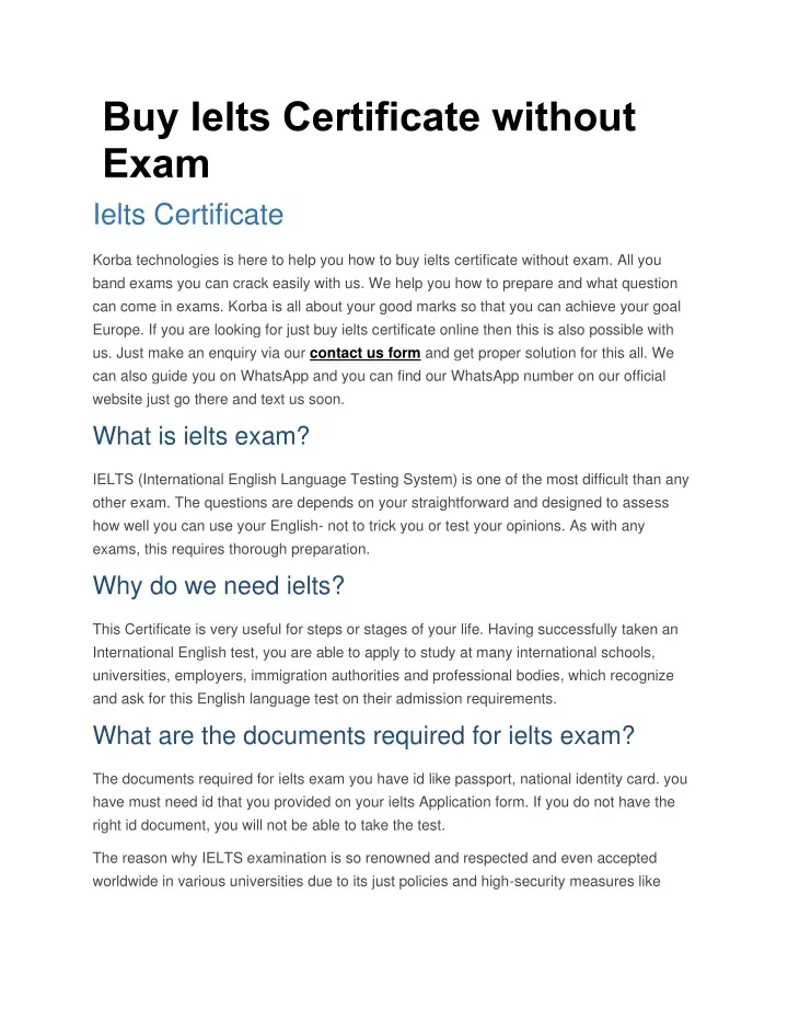 buy ielts certificate without exam ielts