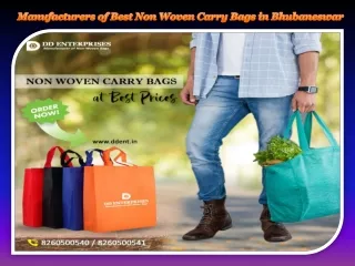 Manufacturers of Best Non Woven Carry Bags in Bhubaneswar