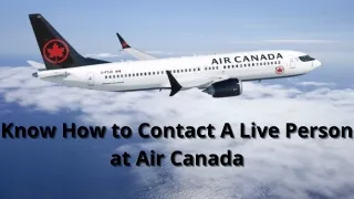 How can I get through to Air Canada