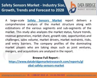 safety sensors market industry size growth trends