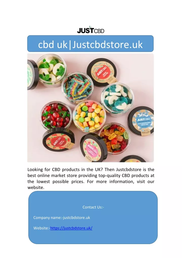 cbd uk justcbdstore uk