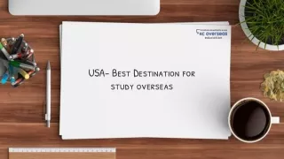 Study in USA - Best Study Overseas Destination