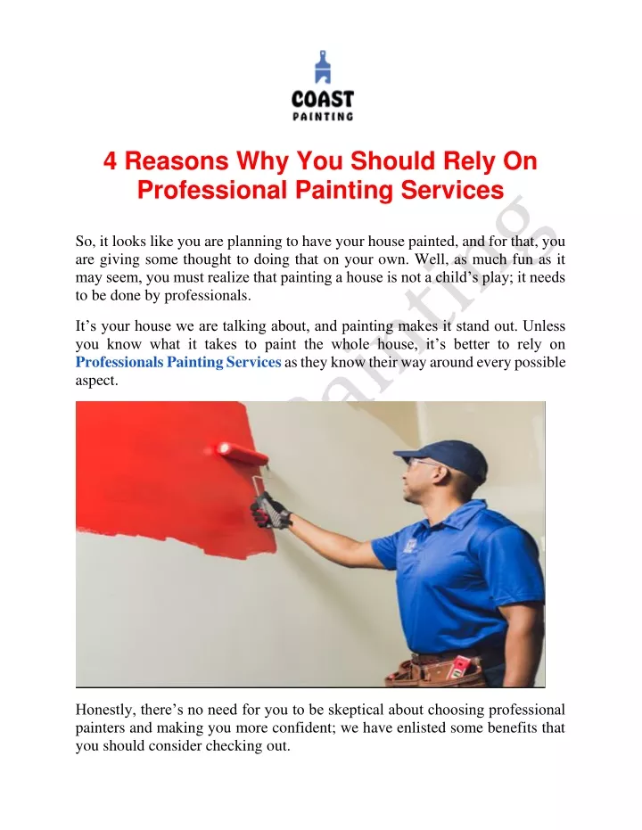 4 reasons why you should rely on professional