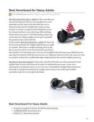 jhonsmith9860.blogspot.com-Best Hoverboard for Heavy Adults