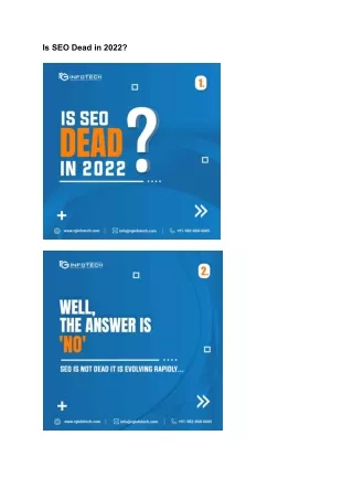 is seo dead in 2022