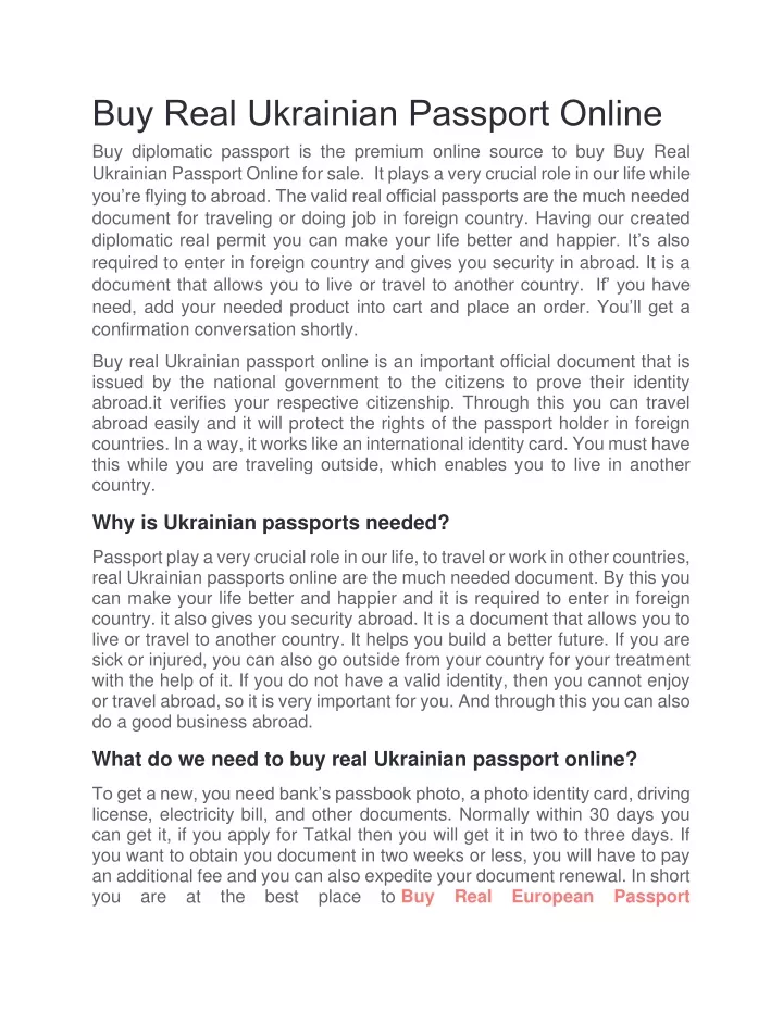 buy real ukrainian passport online buy diplomatic