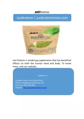 justkratom justkratomstore com