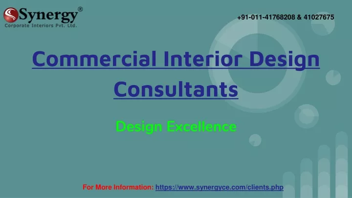 commercial interior design consultants