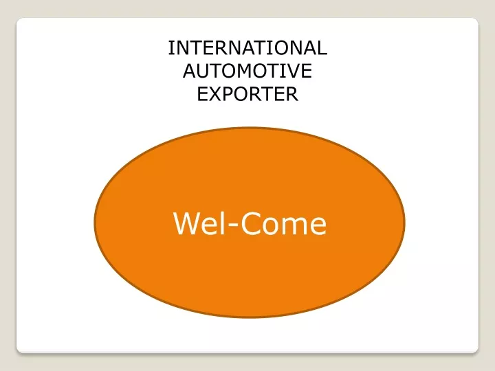 international automotive exporter