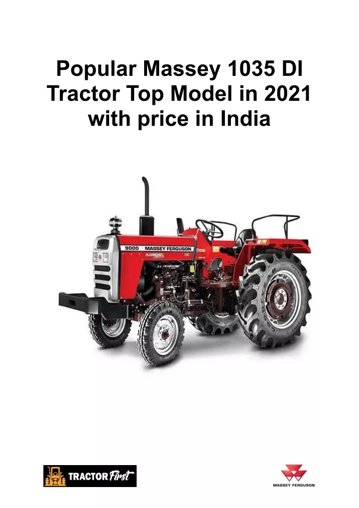 popular massey 1035 di tractor top model in 2021