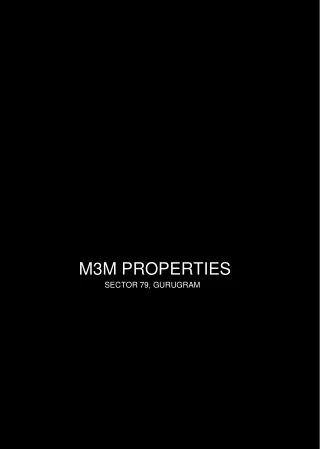m3m properties sector 79 gurugram