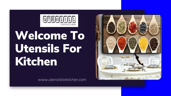 welcome to utensils for kitchen