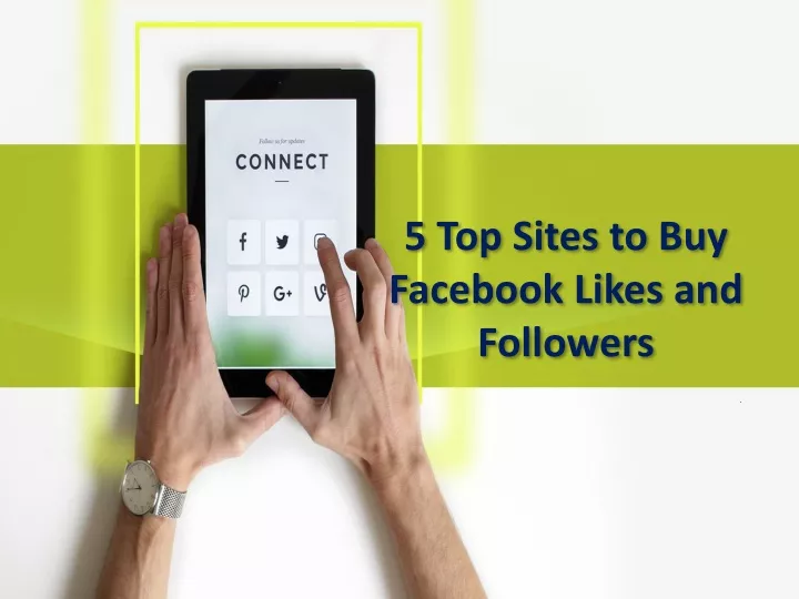 5 top sites to buy facebook likes and followers