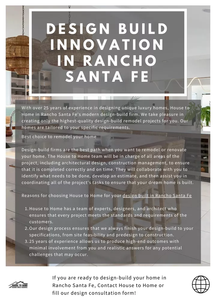 design build innovation in rancho santa fe