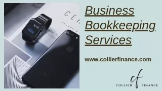 Small Business Bookkeeping Services - Collier Finance PLLC