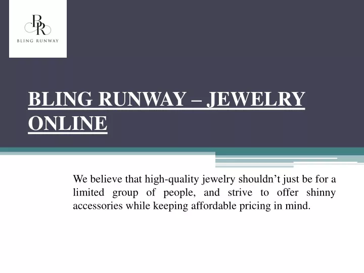 bling runway jewelry online