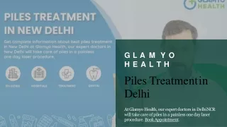 Book Your Appointment today for a Permanent Solution of Piles Treatment in Delhi