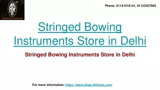 stringed bowing instruments store in delhi