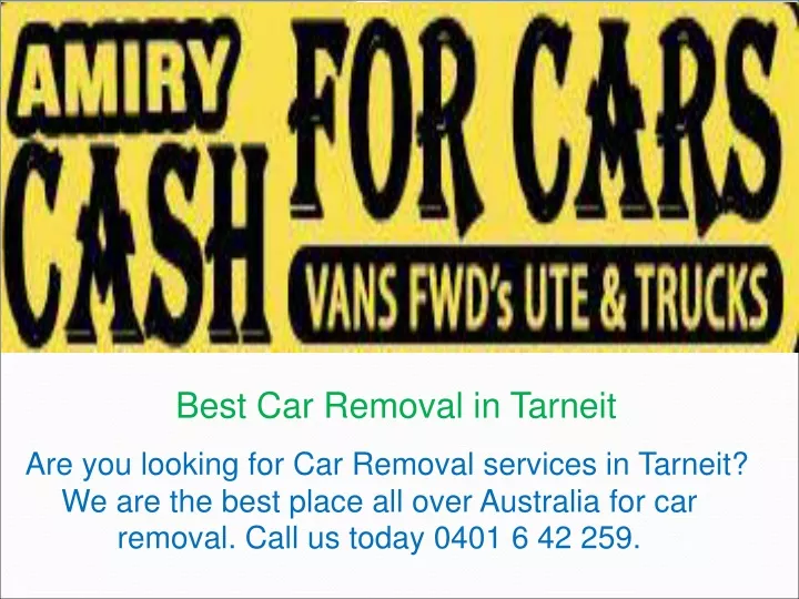 best car removal in tarneit