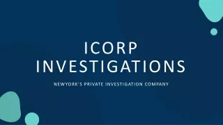 ICORP Investigations - New York's Private Investigation Company