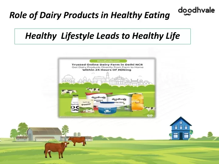 role of dairy products in healthy eating