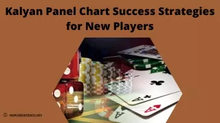 kalyan panel chart success strategies
