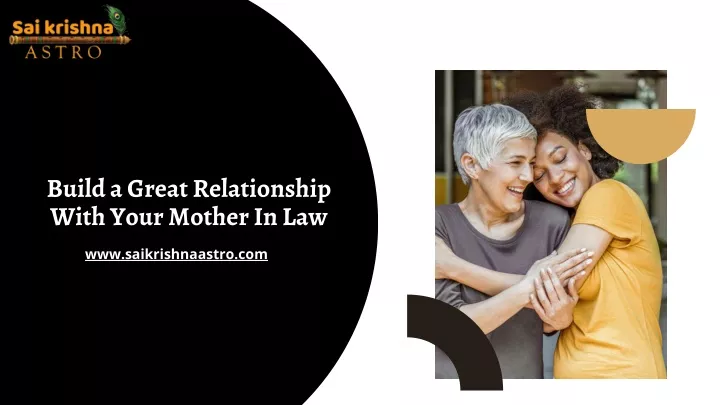 build a great relationship with your mother in law