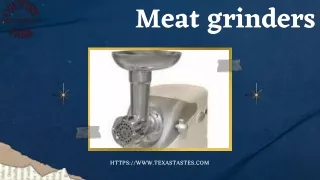 Looking for a Commercial Meat grinders at Texas