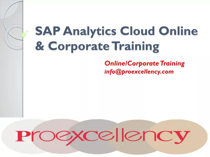 sap analytics cloud online corporate training