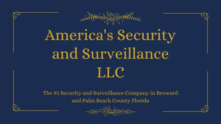 america s security and surveillance llc