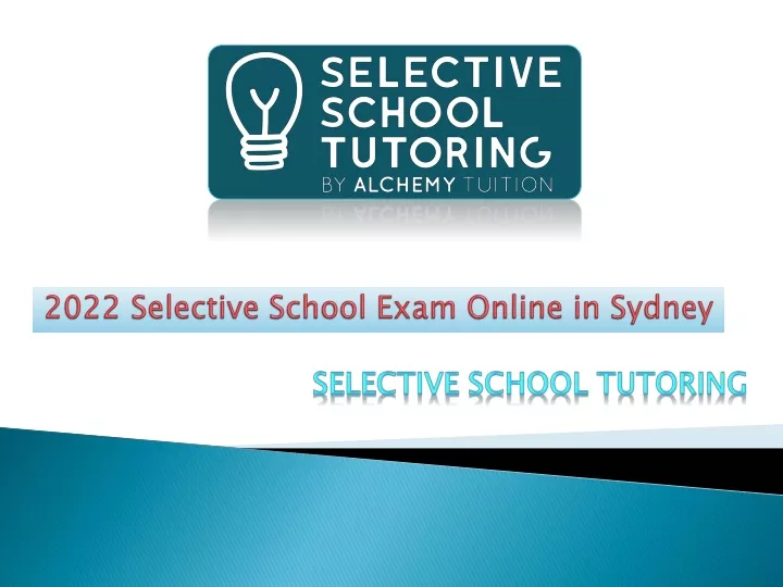 2022 selective school exam online in sydney