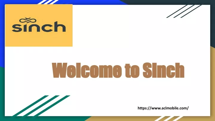 welcome to sinch welcome to sinch