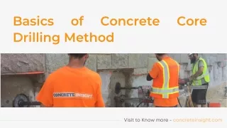 basics drilling method