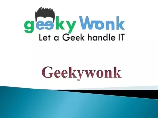 Website Development Services | Ecommerce Website Development-GeekyWonk