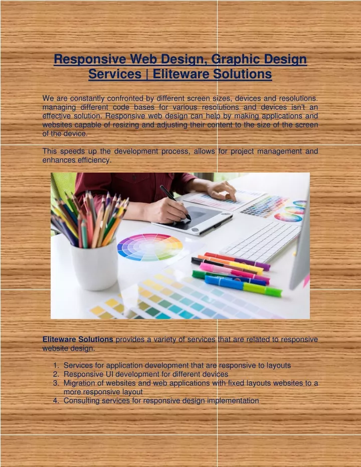 responsive web design graphic design services