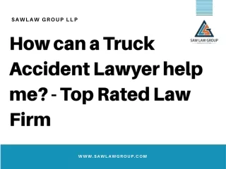 How can a Truck Accident Lawyer help me?