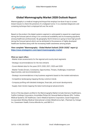 global mammography market