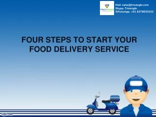 Ubereats clone - FOUR STEPS TO START YOUR FOOD DELIVERY SERVICE