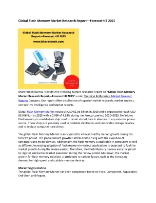 global flash memory market research report