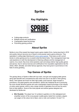 spribe
