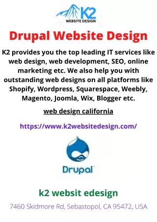 drupal website design