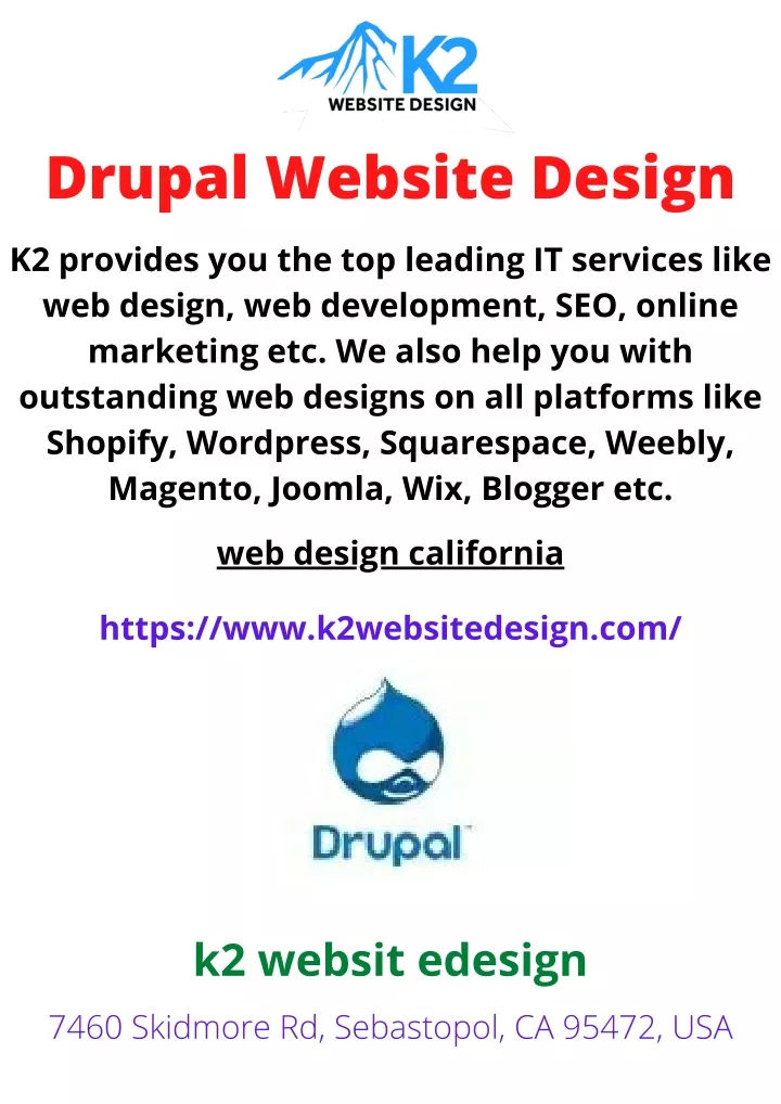 drupal website design