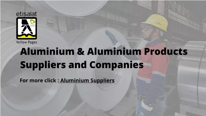aluminium aluminium products suppliers