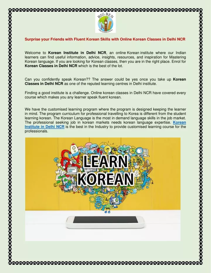 surprise your friends with fluent korean skills