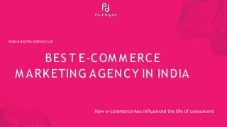Best e-commerce marketing agency in India