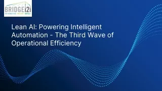 lean ai powering intelligent automation the third wave of operational efficiency