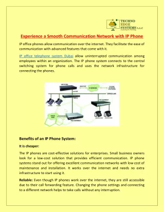 experience a smooth communication network with