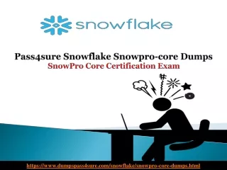 Practice Question Answers With SnowPro-Core Dumps PDF