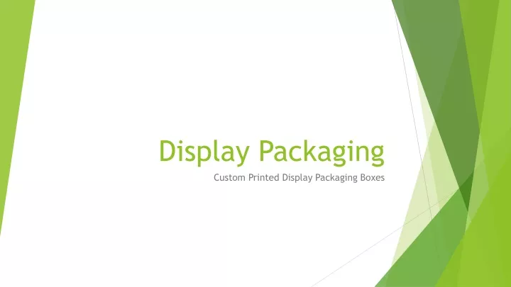 display packaging