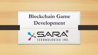 blockchain game development